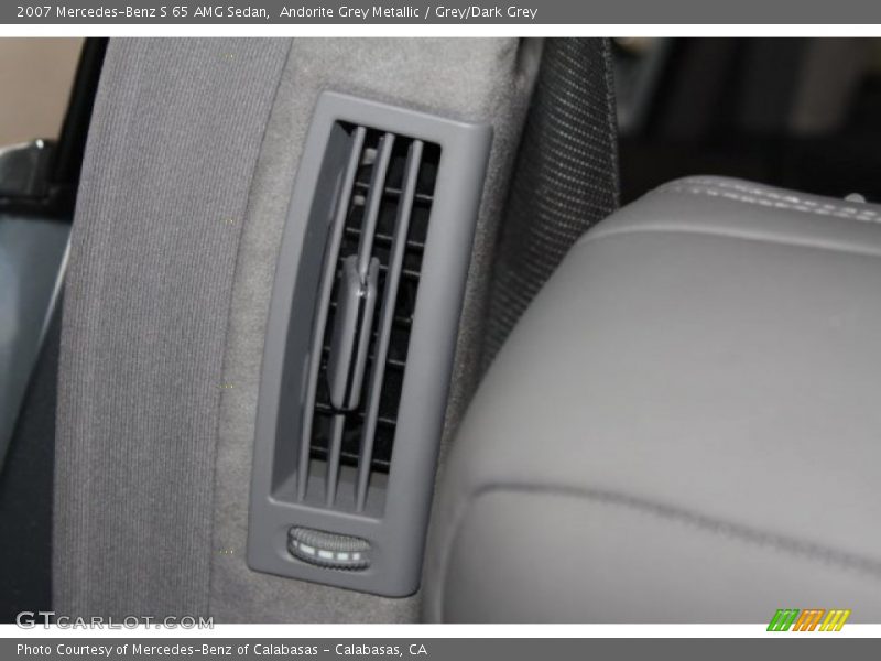 Andorite Grey Metallic / Grey/Dark Grey 2007 Mercedes-Benz S 65 AMG Sedan