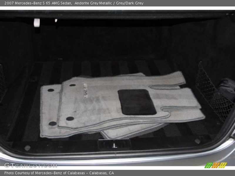 Andorite Grey Metallic / Grey/Dark Grey 2007 Mercedes-Benz S 65 AMG Sedan