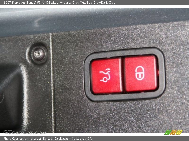 Andorite Grey Metallic / Grey/Dark Grey 2007 Mercedes-Benz S 65 AMG Sedan