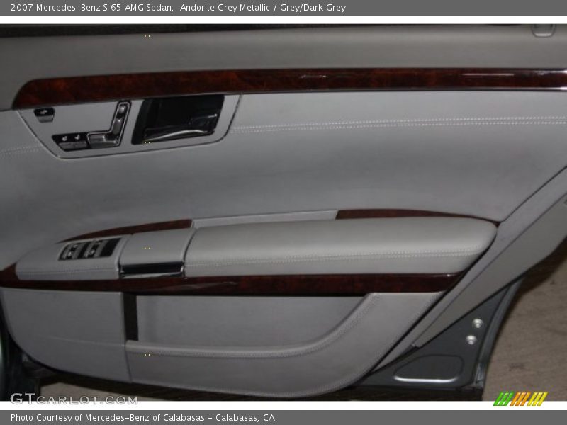 Andorite Grey Metallic / Grey/Dark Grey 2007 Mercedes-Benz S 65 AMG Sedan