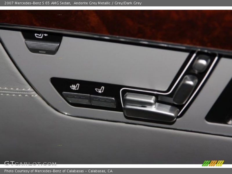 Andorite Grey Metallic / Grey/Dark Grey 2007 Mercedes-Benz S 65 AMG Sedan