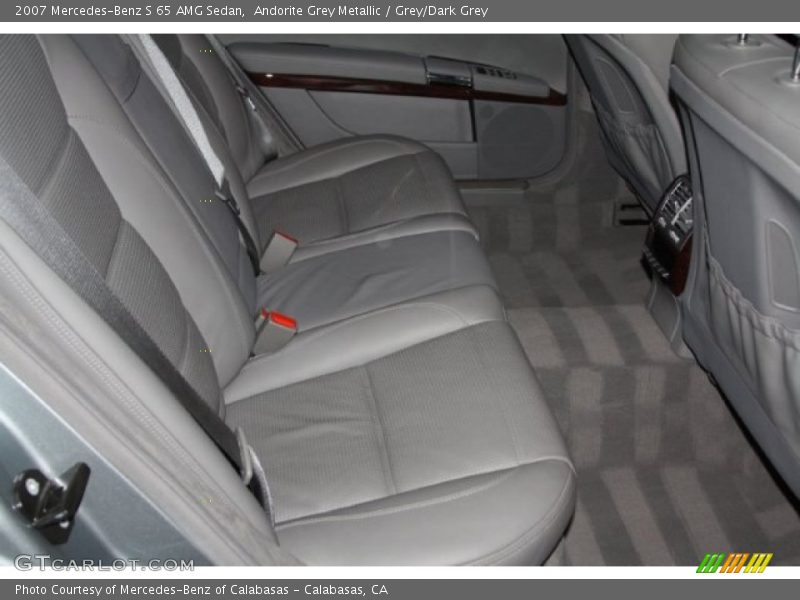 Andorite Grey Metallic / Grey/Dark Grey 2007 Mercedes-Benz S 65 AMG Sedan