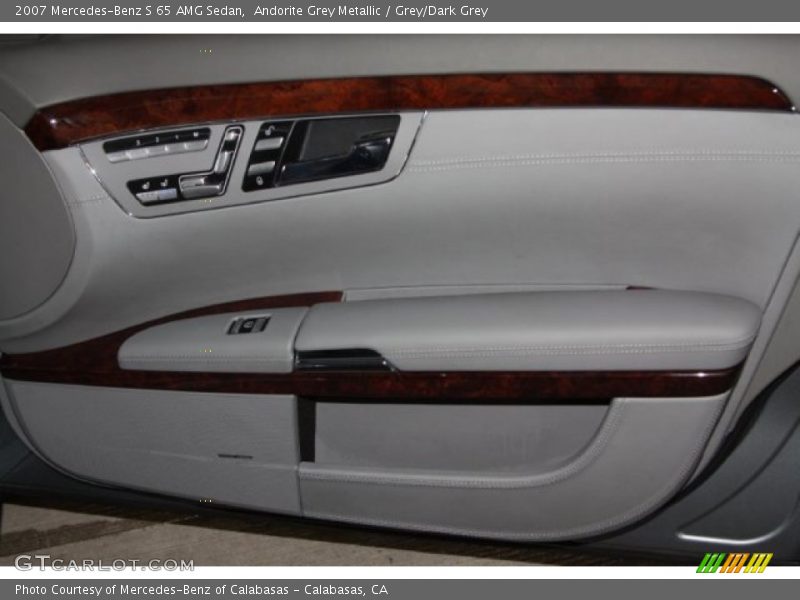 Andorite Grey Metallic / Grey/Dark Grey 2007 Mercedes-Benz S 65 AMG Sedan