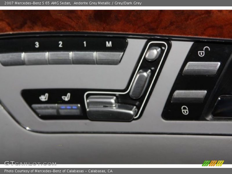 Andorite Grey Metallic / Grey/Dark Grey 2007 Mercedes-Benz S 65 AMG Sedan