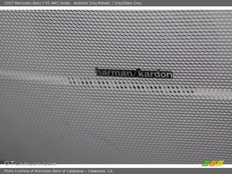 Andorite Grey Metallic / Grey/Dark Grey 2007 Mercedes-Benz S 65 AMG Sedan
