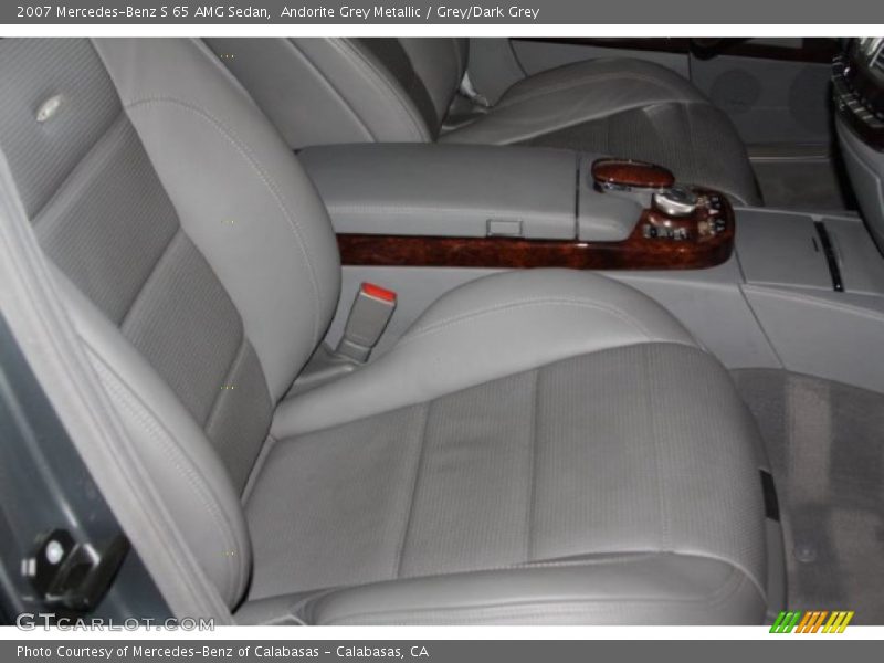 Andorite Grey Metallic / Grey/Dark Grey 2007 Mercedes-Benz S 65 AMG Sedan