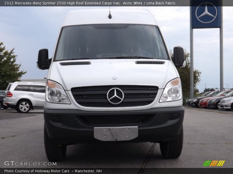 Arctic White / Lima Black Fabric 2012 Mercedes-Benz Sprinter 2500 High Roof Extended Cargo Van