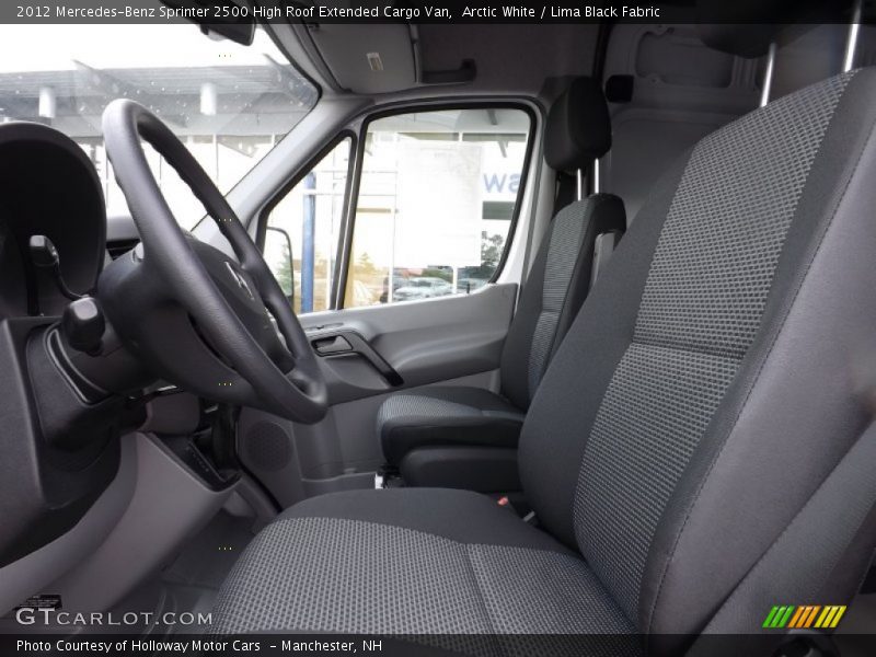 Arctic White / Lima Black Fabric 2012 Mercedes-Benz Sprinter 2500 High Roof Extended Cargo Van