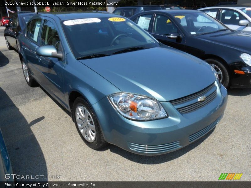 Silver Moss Metallic / Ebony 2010 Chevrolet Cobalt LT Sedan