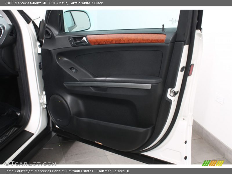 Arctic White / Black 2008 Mercedes-Benz ML 350 4Matic