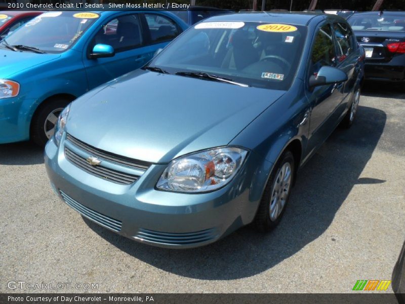 Silver Moss Metallic / Ebony 2010 Chevrolet Cobalt LT Sedan