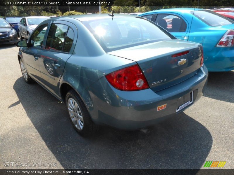 Silver Moss Metallic / Ebony 2010 Chevrolet Cobalt LT Sedan