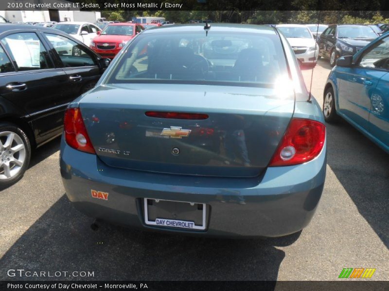 Silver Moss Metallic / Ebony 2010 Chevrolet Cobalt LT Sedan