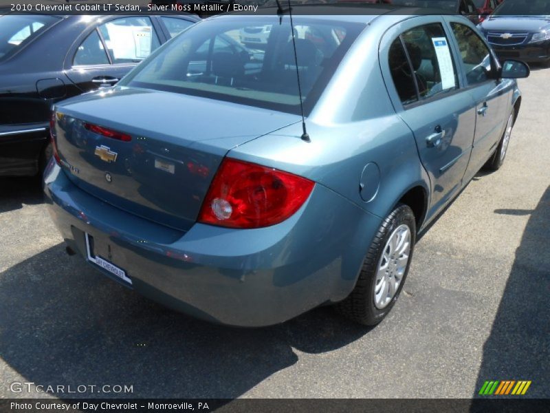 Silver Moss Metallic / Ebony 2010 Chevrolet Cobalt LT Sedan