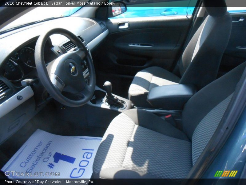 Silver Moss Metallic / Ebony 2010 Chevrolet Cobalt LT Sedan