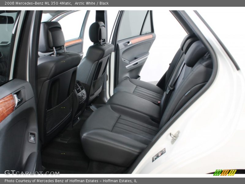 Arctic White / Black 2008 Mercedes-Benz ML 350 4Matic