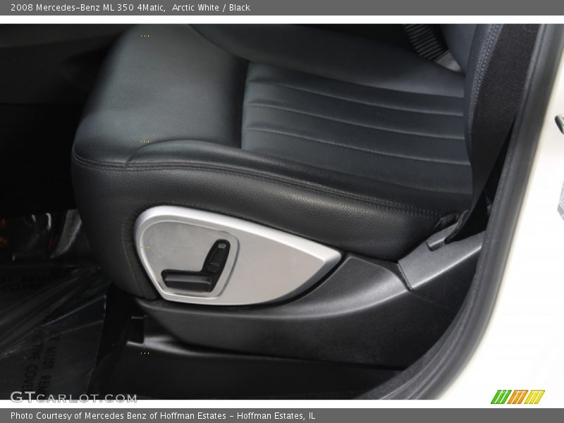 Arctic White / Black 2008 Mercedes-Benz ML 350 4Matic