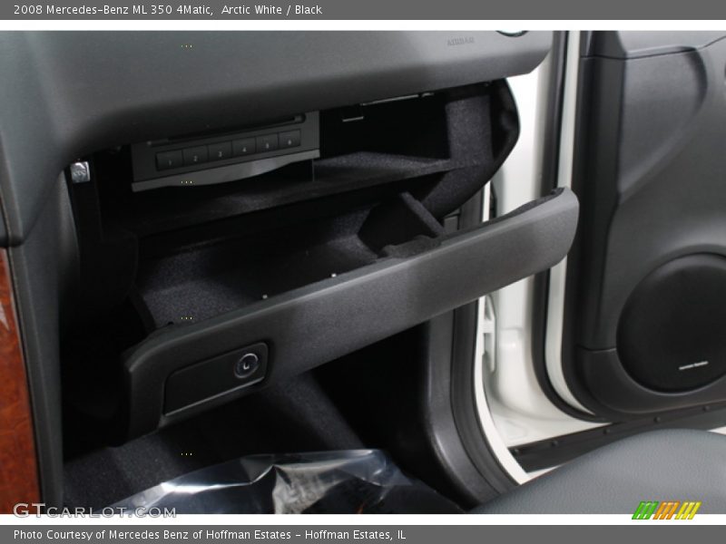 Arctic White / Black 2008 Mercedes-Benz ML 350 4Matic