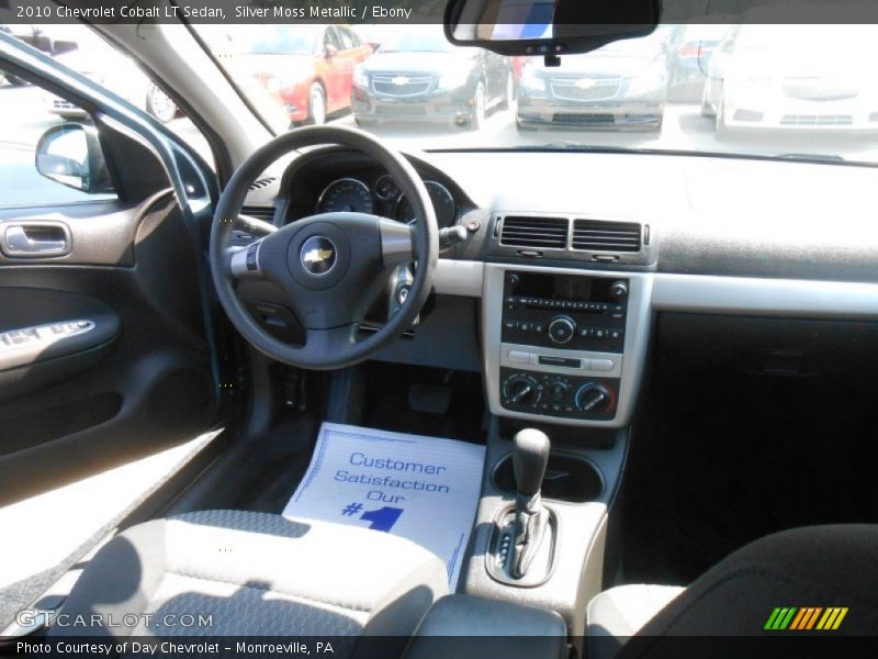 Silver Moss Metallic / Ebony 2010 Chevrolet Cobalt LT Sedan