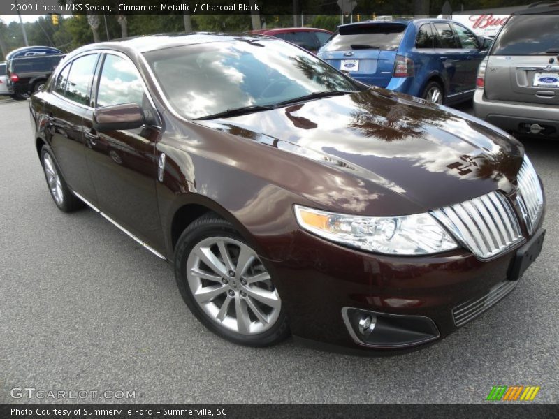 Cinnamon Metallic / Charcoal Black 2009 Lincoln MKS Sedan