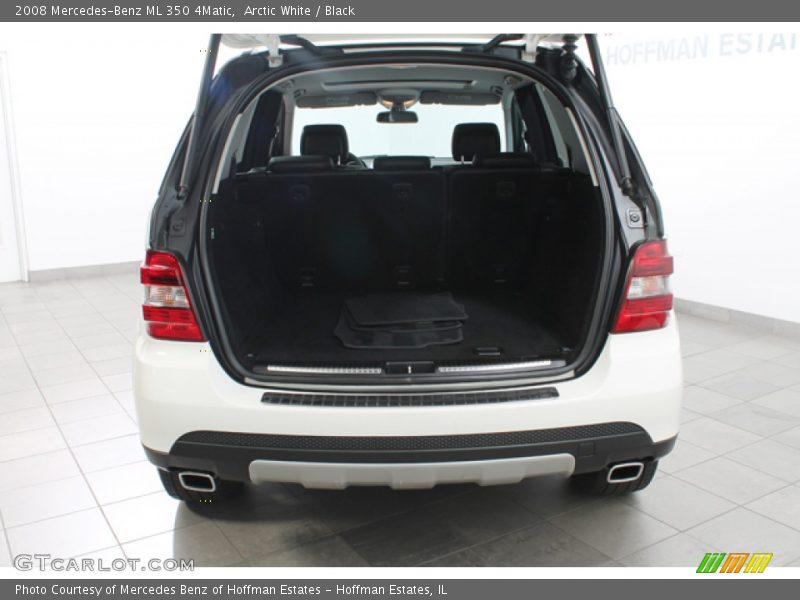 Arctic White / Black 2008 Mercedes-Benz ML 350 4Matic