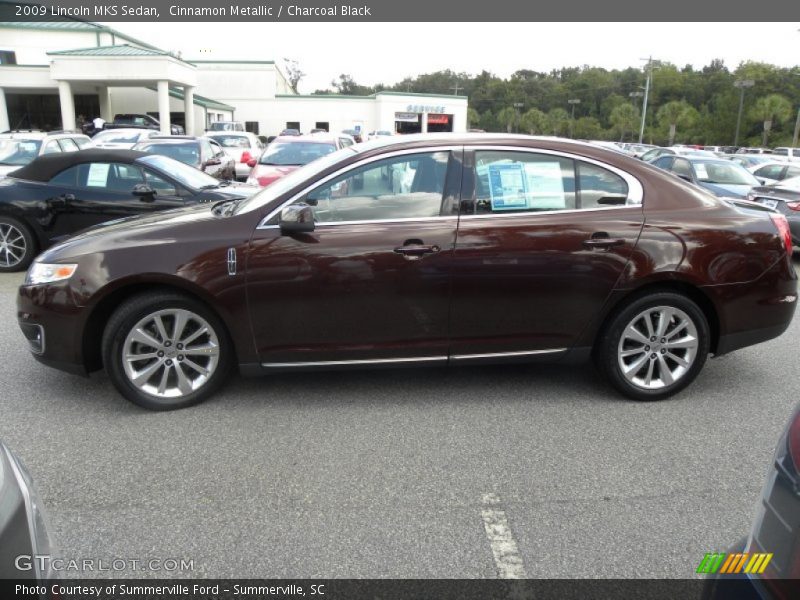 Cinnamon Metallic / Charcoal Black 2009 Lincoln MKS Sedan