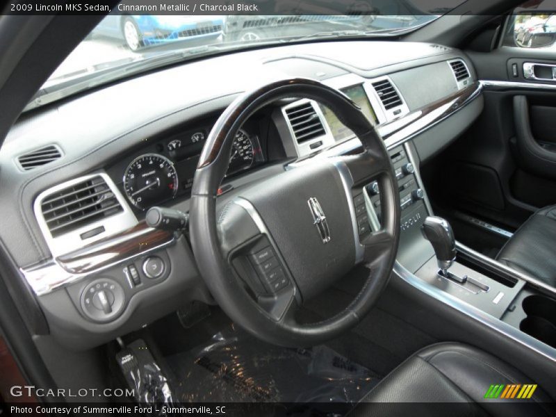 Cinnamon Metallic / Charcoal Black 2009 Lincoln MKS Sedan