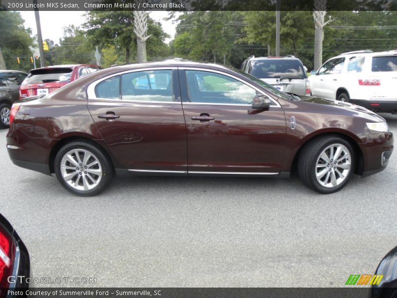 Cinnamon Metallic / Charcoal Black 2009 Lincoln MKS Sedan