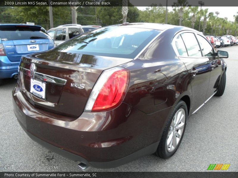 Cinnamon Metallic / Charcoal Black 2009 Lincoln MKS Sedan