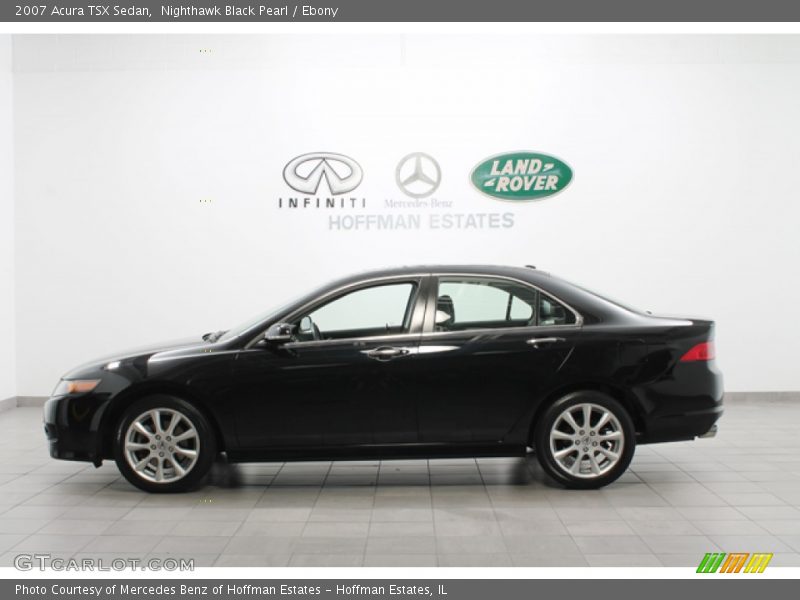 Nighthawk Black Pearl / Ebony 2007 Acura TSX Sedan