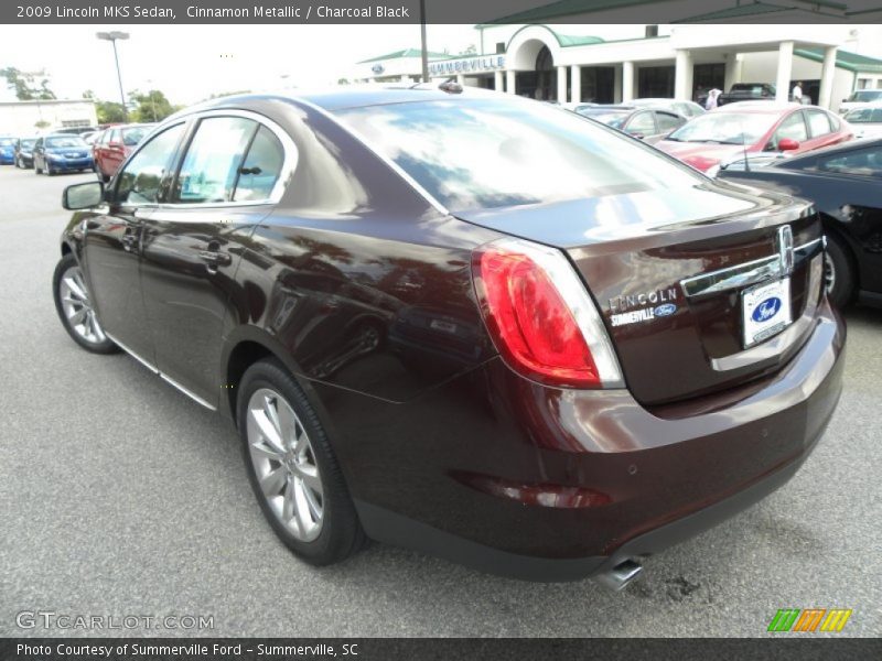 Cinnamon Metallic / Charcoal Black 2009 Lincoln MKS Sedan