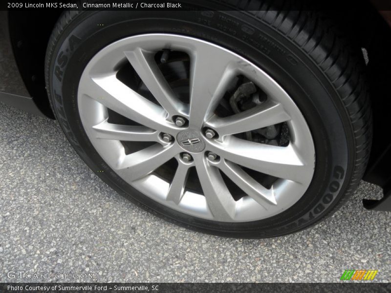 Cinnamon Metallic / Charcoal Black 2009 Lincoln MKS Sedan