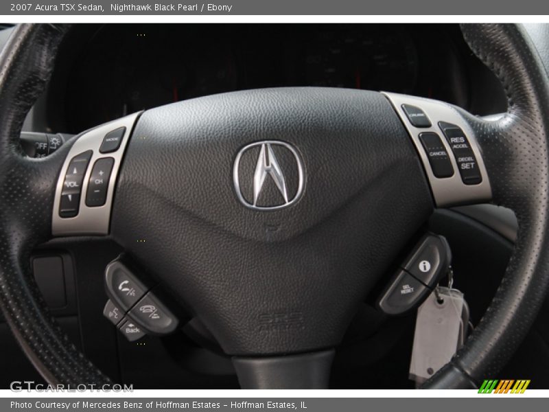 Nighthawk Black Pearl / Ebony 2007 Acura TSX Sedan