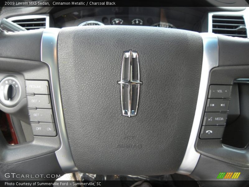 Cinnamon Metallic / Charcoal Black 2009 Lincoln MKS Sedan