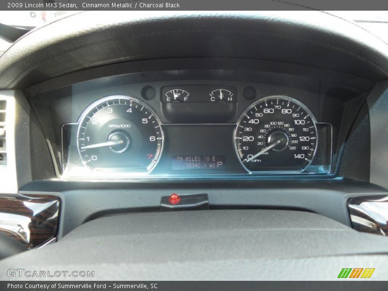Cinnamon Metallic / Charcoal Black 2009 Lincoln MKS Sedan