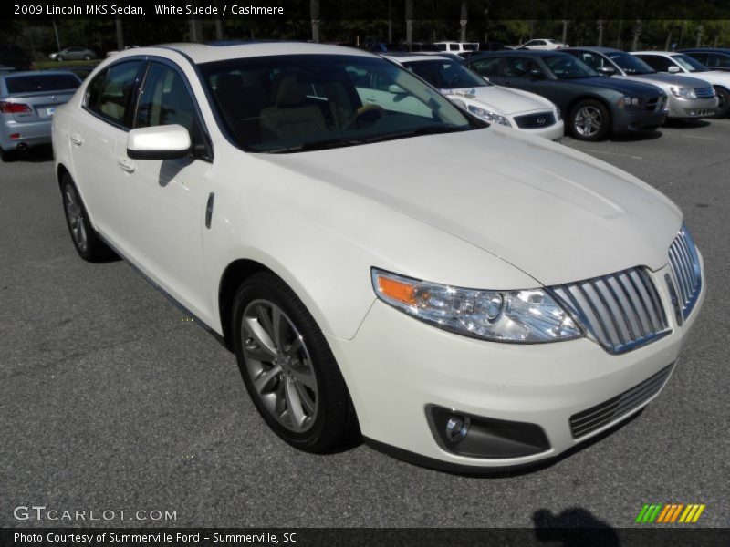 White Suede / Cashmere 2009 Lincoln MKS Sedan