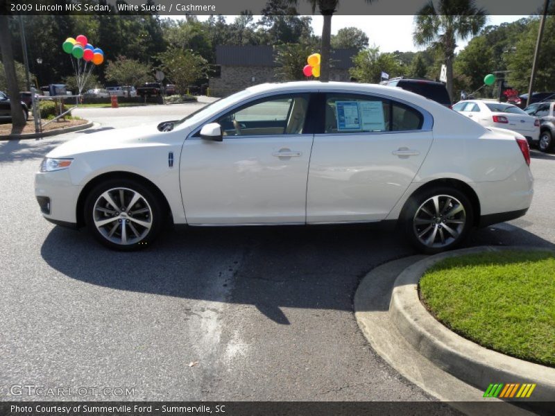 White Suede / Cashmere 2009 Lincoln MKS Sedan