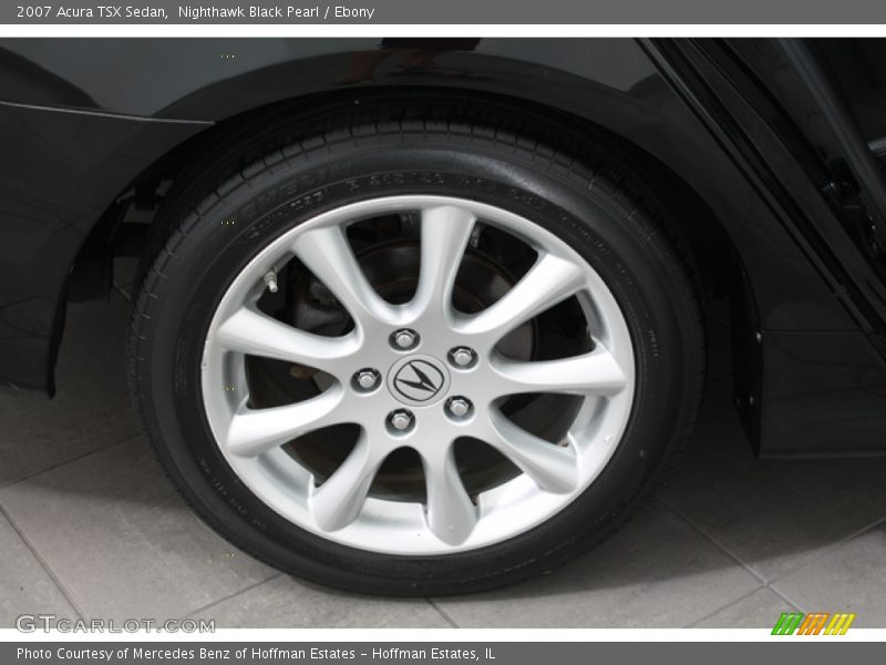Nighthawk Black Pearl / Ebony 2007 Acura TSX Sedan