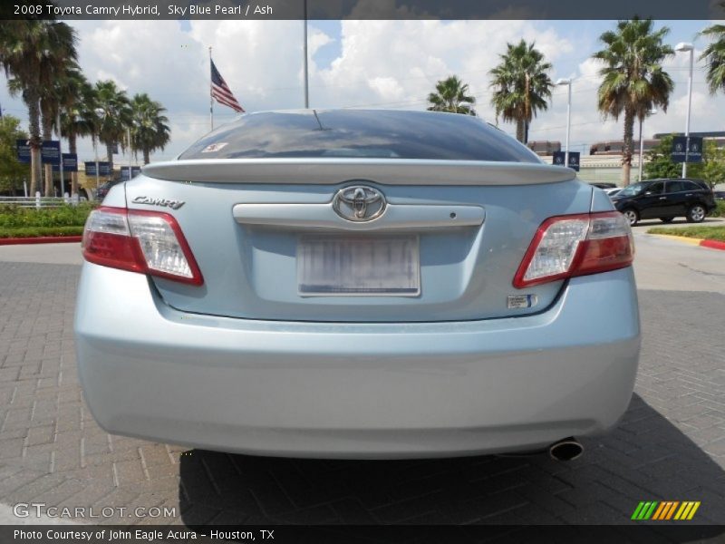 Sky Blue Pearl / Ash 2008 Toyota Camry Hybrid