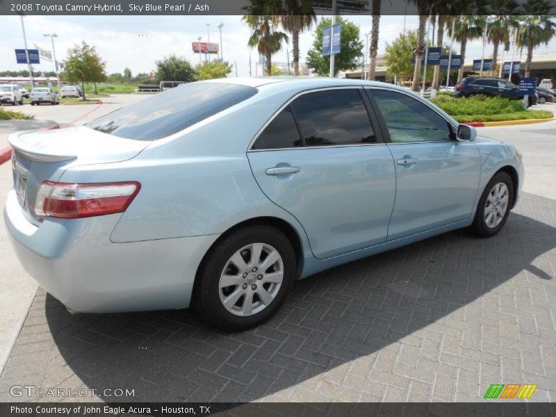 Sky Blue Pearl / Ash 2008 Toyota Camry Hybrid