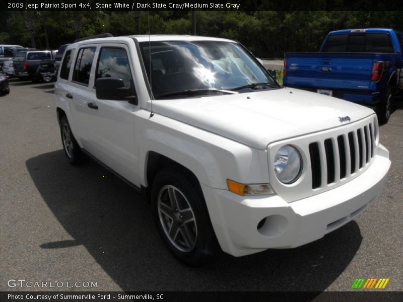 Stone White / Dark Slate Gray/Medium Slate Gray 2009 Jeep Patriot Sport 4x4