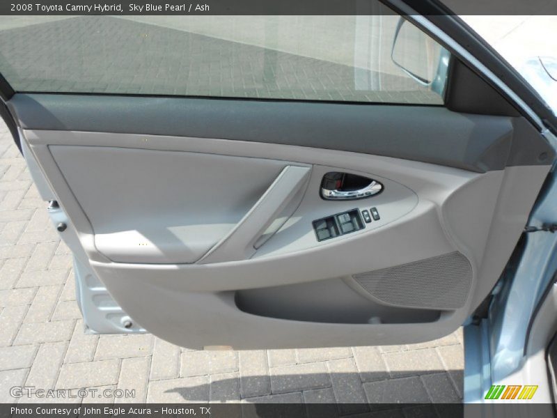 Sky Blue Pearl / Ash 2008 Toyota Camry Hybrid