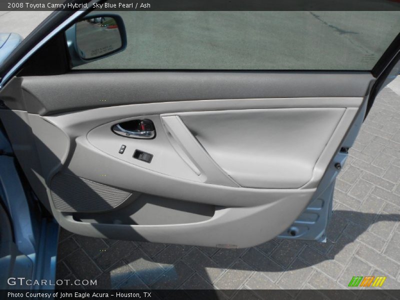 Sky Blue Pearl / Ash 2008 Toyota Camry Hybrid