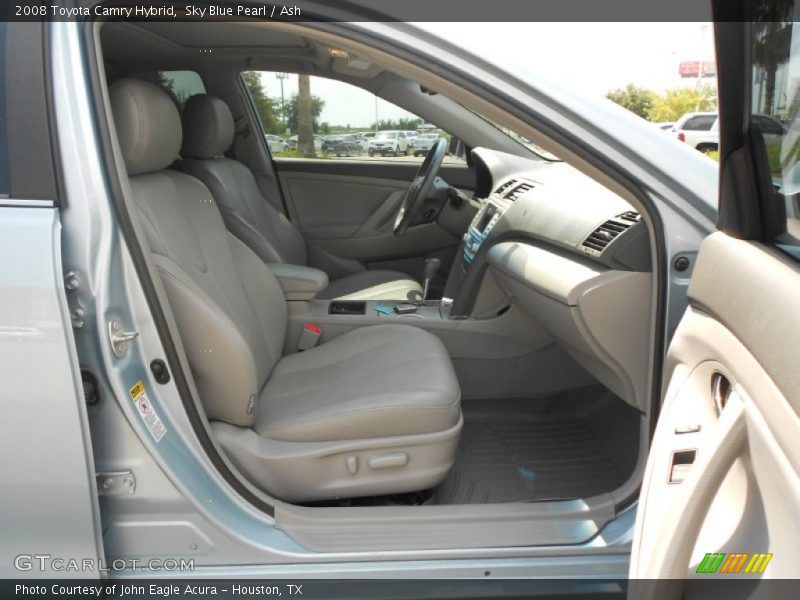 Sky Blue Pearl / Ash 2008 Toyota Camry Hybrid