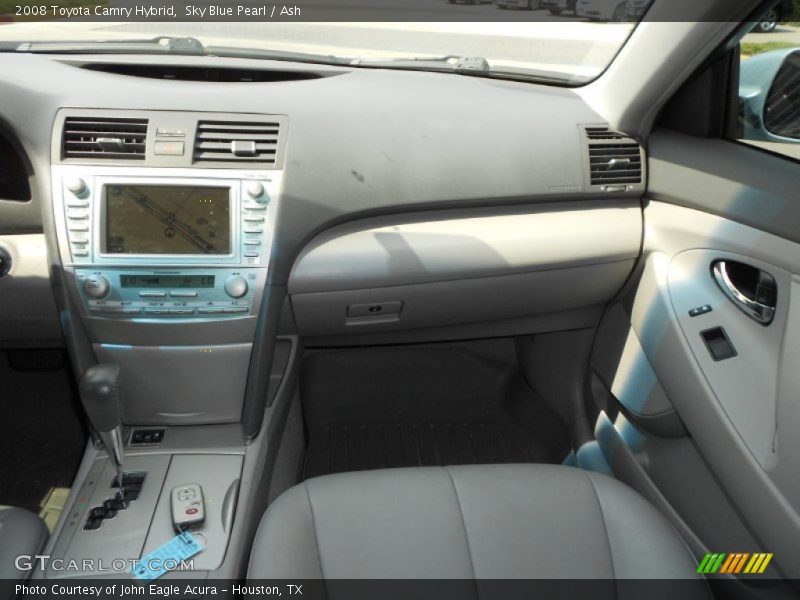 Sky Blue Pearl / Ash 2008 Toyota Camry Hybrid
