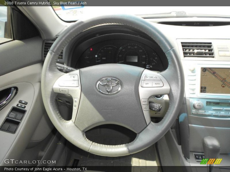 Sky Blue Pearl / Ash 2008 Toyota Camry Hybrid