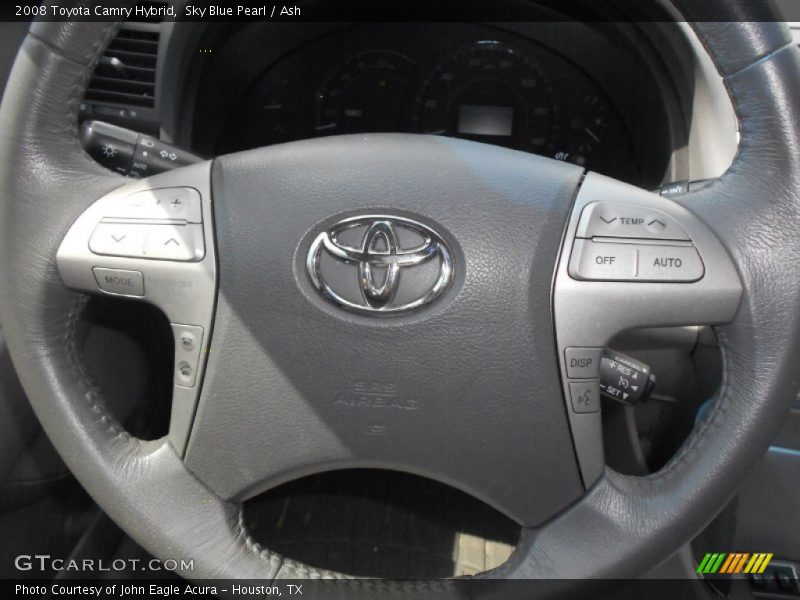 Sky Blue Pearl / Ash 2008 Toyota Camry Hybrid