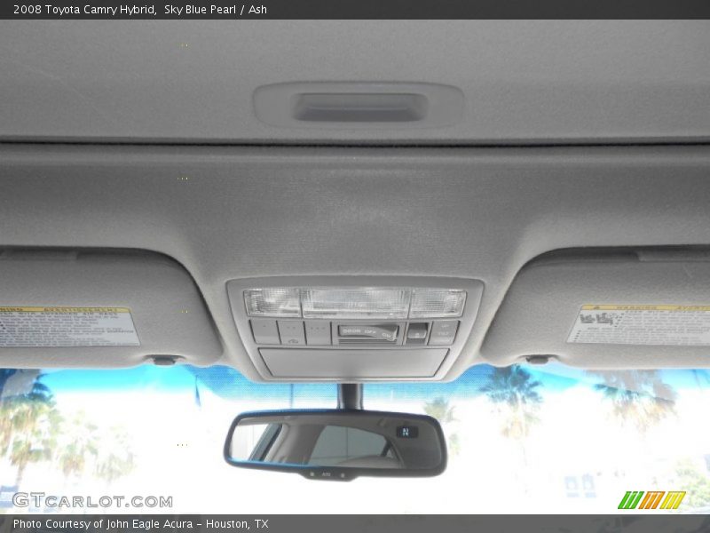 Sky Blue Pearl / Ash 2008 Toyota Camry Hybrid