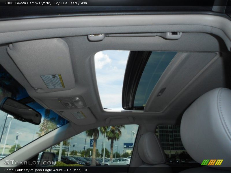 Sky Blue Pearl / Ash 2008 Toyota Camry Hybrid