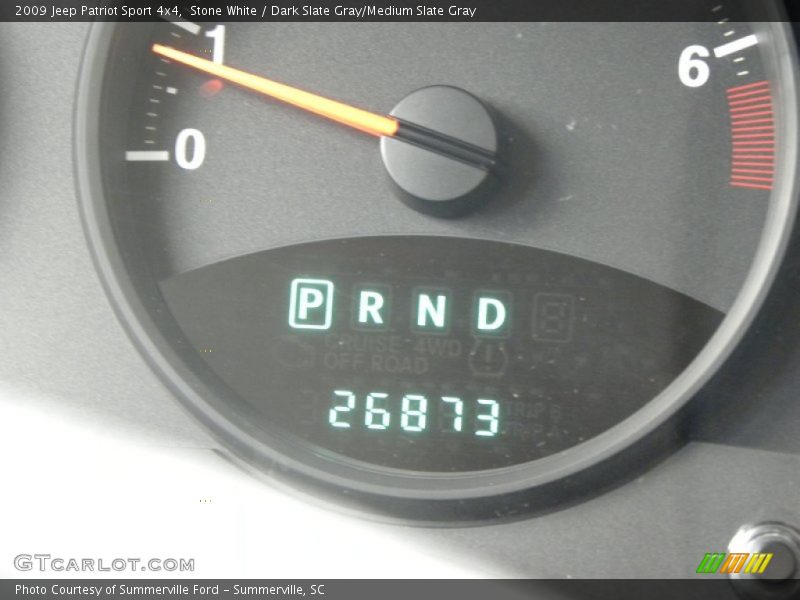 Stone White / Dark Slate Gray/Medium Slate Gray 2009 Jeep Patriot Sport 4x4